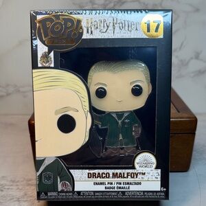 Funko Draco Malfoy Enamel Pin in Green and Black